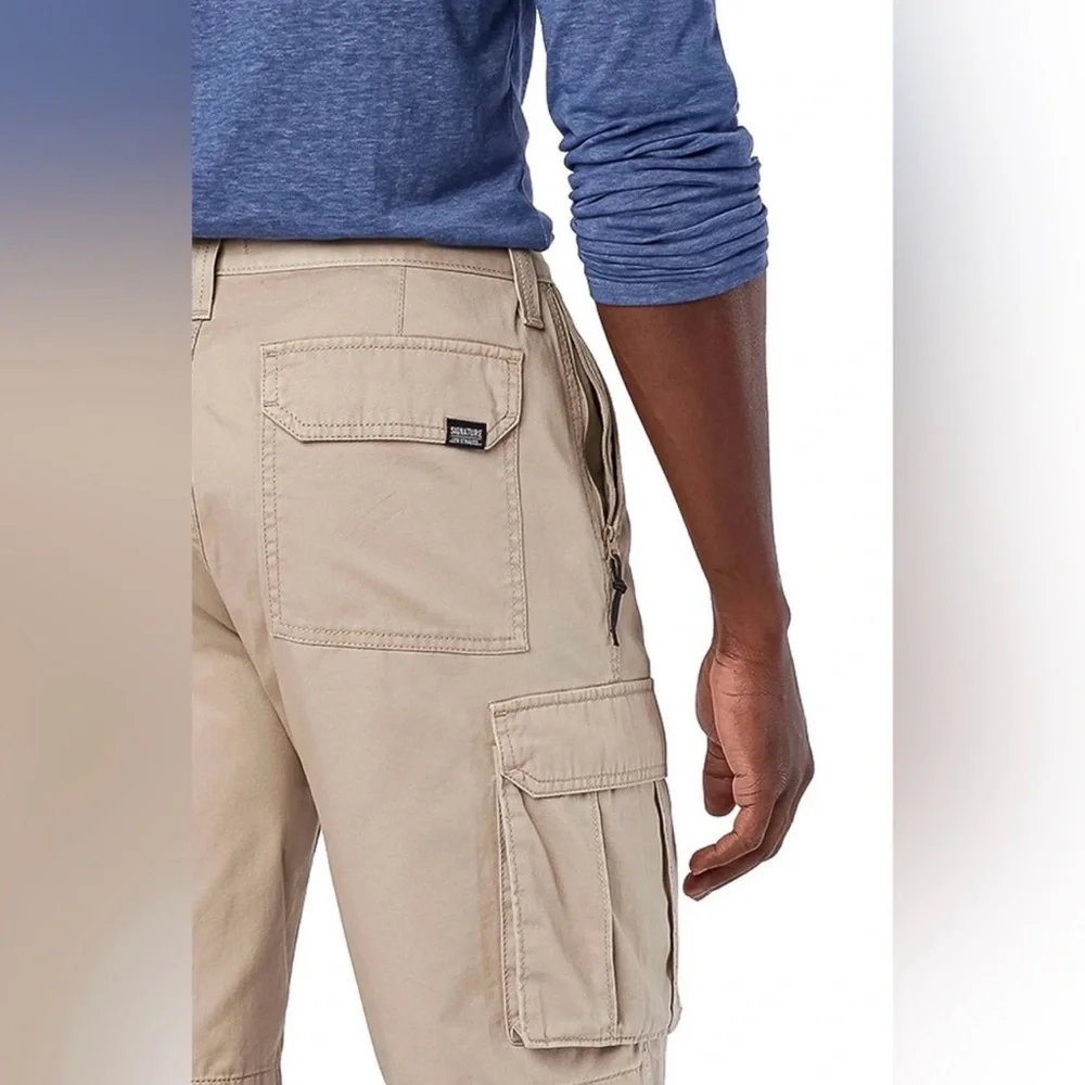 Men's Tan Cargo Shorts